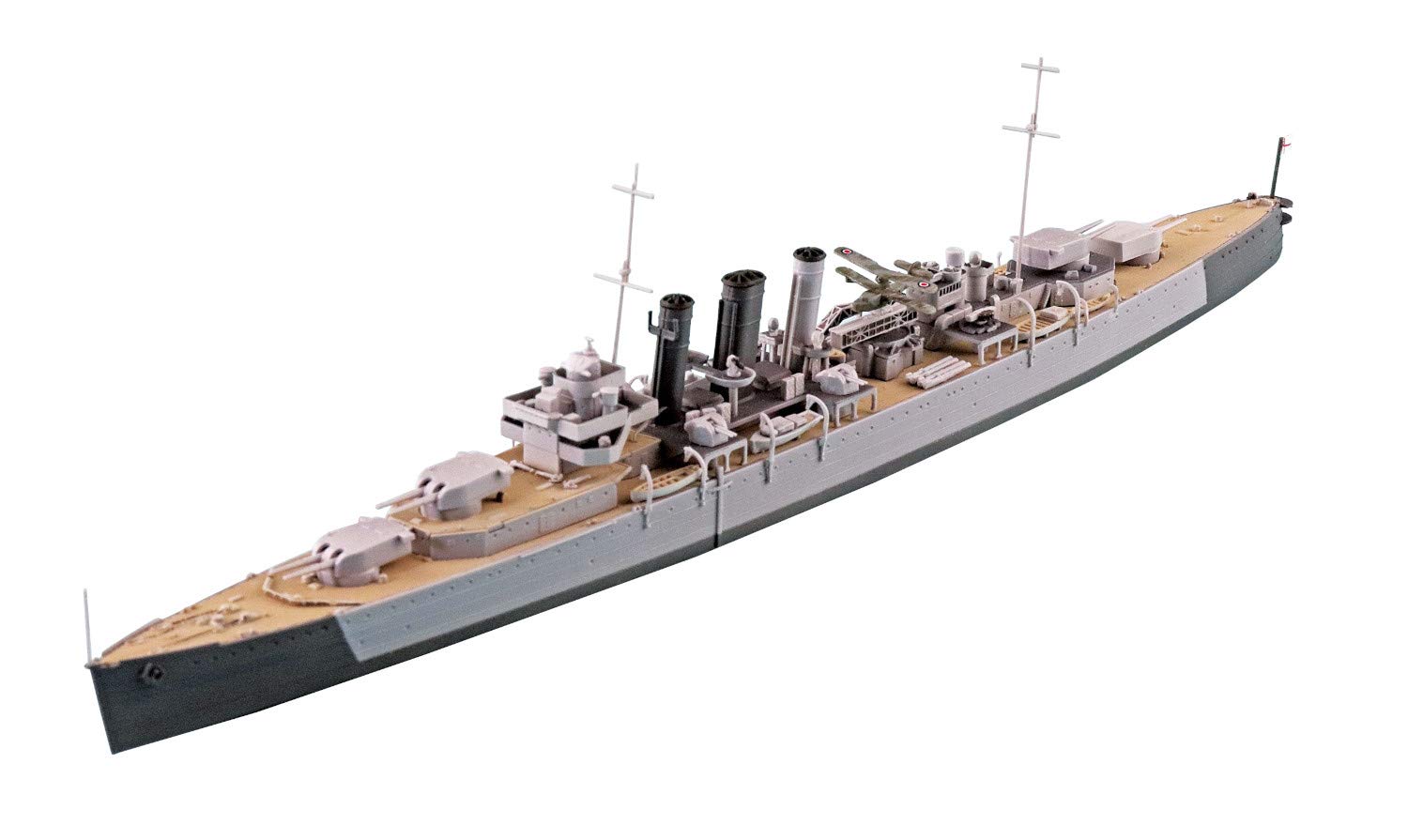 AOSHIMA Waterline 52693 Royal Navy Heavy Cruiser Hms Dorsetshire 1/700 Scale Kit- Japan Figure Store - #1 Bring To You The Best Japanese Goods