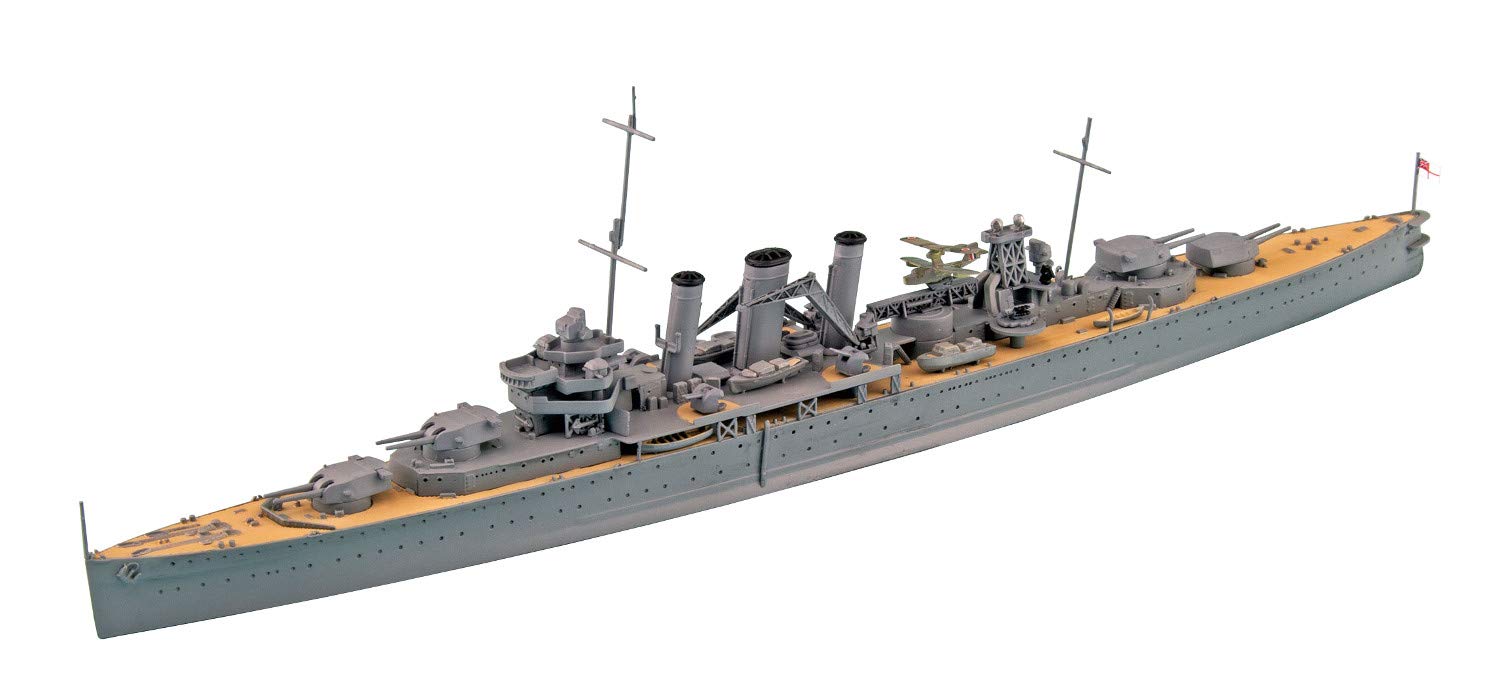 AOSHIMA Waterline 56714 Hms Kent Attack On Benghazi 1/700 Scale Kit- Japan Figure Store - #1 Bring To You The Best Japanese Goods