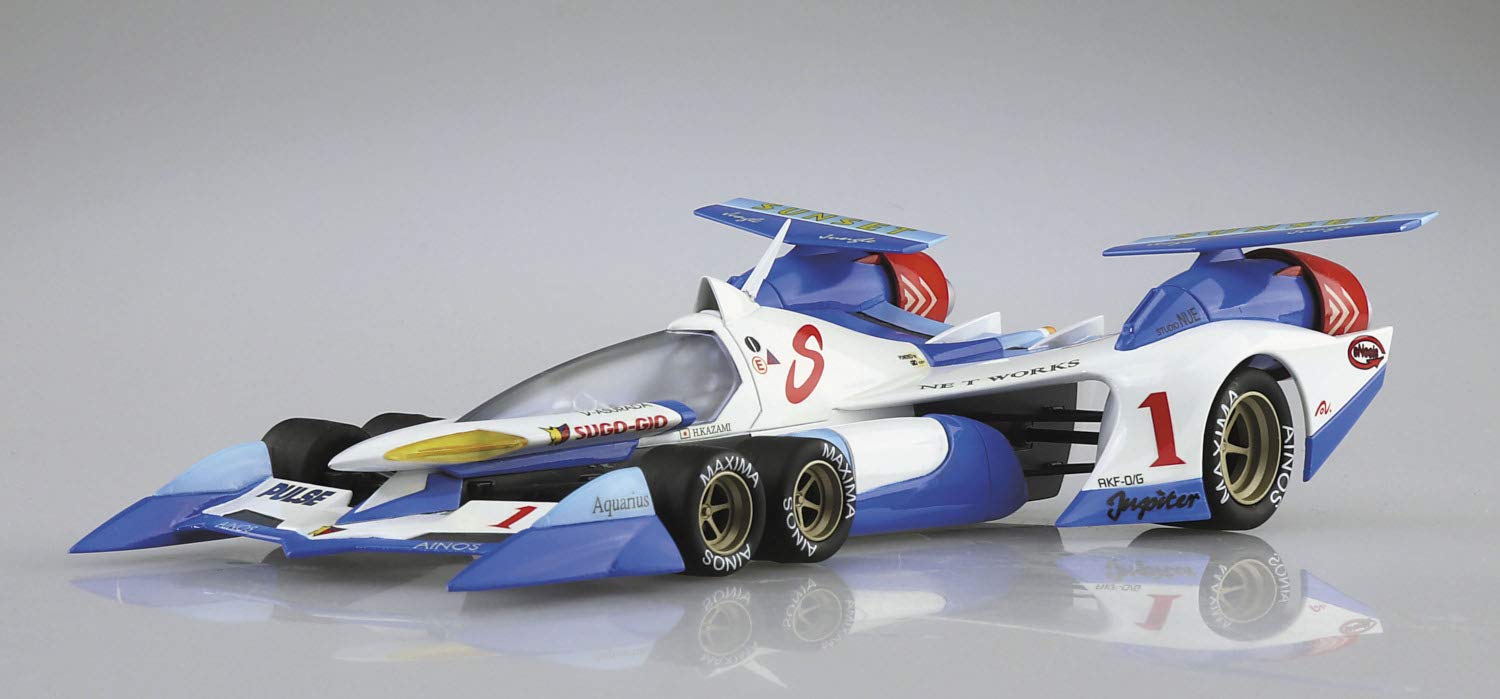 AOSHIMA Cyber Formula 1/24 V-Asurada Akf-0/G Lifting Turn Mode Plastic Model- Japan Figure Store - #1 Bring To You The Best Japanese Goods