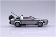 AOSHIMA Back To The Future 1/43 Pull Back Delorean Part I Plastic Model- Japan Figure Store - #1 Bring To You The Best Japanese Goods