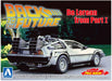 AOSHIMA Back To The Future 1/43 Pull Back Delorean Part I Plastic Model- Japan Figure Store - #1 Bring To You The Best Japanese Goods