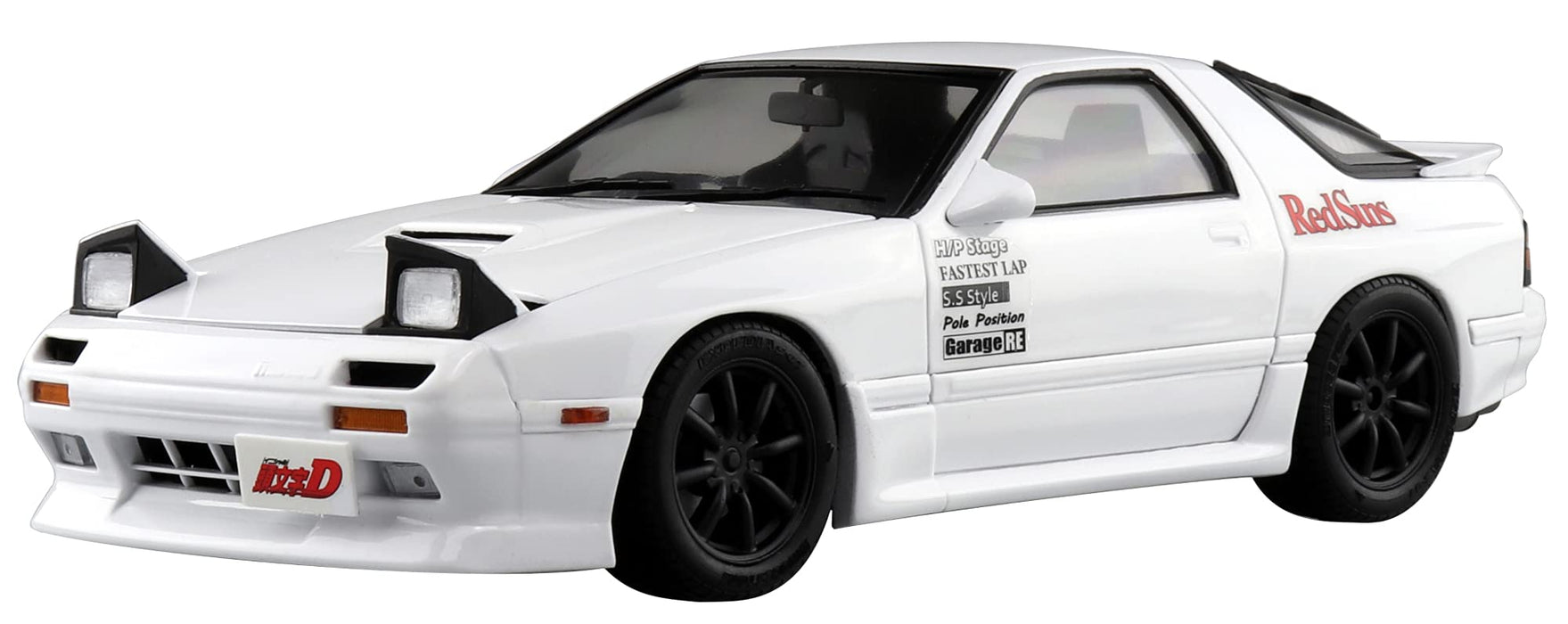 AOSHIMA Pre-Painted 1/24 Ryosuke Takahashi Fc3S Rx-7 Vol.11 Akagi Showdown Spec Plastic Model- Japan Figure Store - #1 Bring To You The Best Japanese Goods