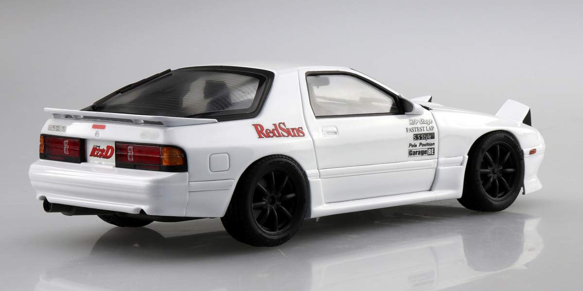 AOSHIMA Pre-Painted 1/24 Ryosuke Takahashi Fc3S Rx-7 Vol.11 Akagi Showdown Spec Plastic Model- Japan Figure Store - #1 Bring To You The Best Japanese Goods