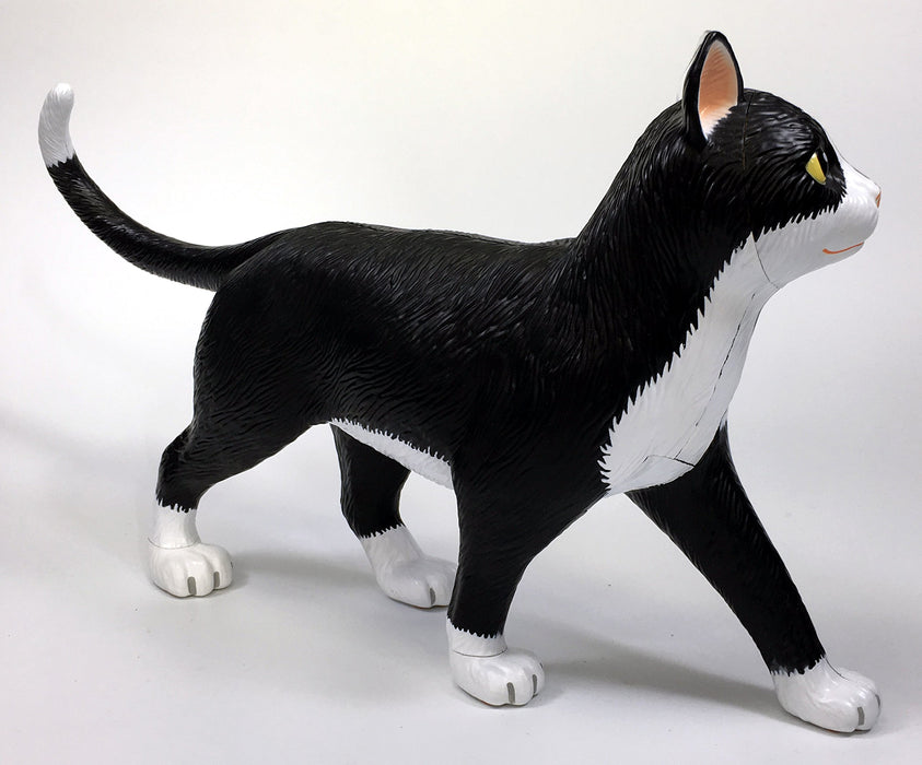Aoshima Bunka Kyozai Skynet 3D Puzzle 4D Vision Animal Anatomy No.29 Cat Anatomy Model Black/White- Japan Figure Store - #1 Bring To You The Best Japanese Goods