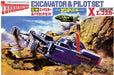 AOSHIMA 08713 Gerry Anderson Thunderbirds Excavator & Pilot Set Non-Scale Kit- Japan Figure Store - #1 Bring To You The Best Japanese Goods