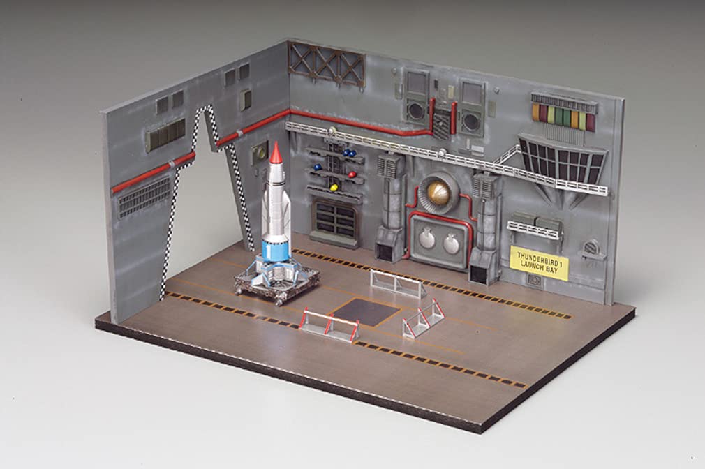 AOSHIMA Thunderbirds 1/350 Thunderbird 1 & Launch Bay Plastic Model- Japan Figure Store - #1 Bring To You The Best Japanese Goods