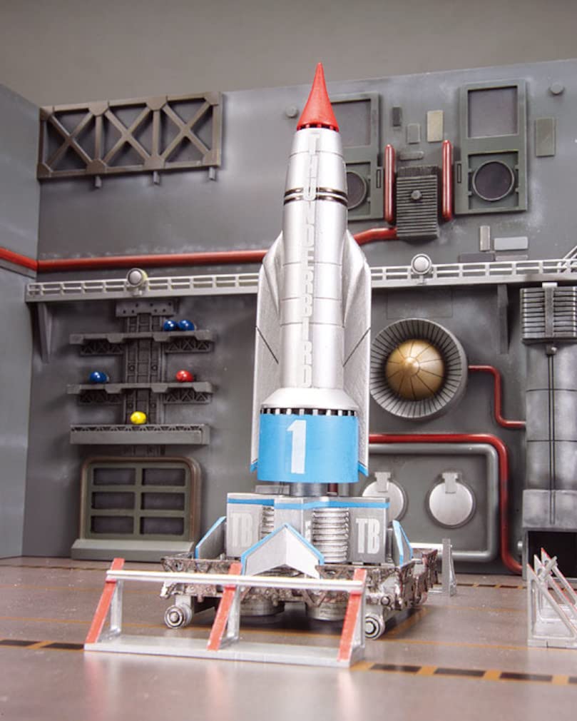 AOSHIMA Thunderbirds 1/350 Thunderbird 1 & Launch Bay Plastic Model- Japan Figure Store - #1 Bring To You The Best Japanese Goods