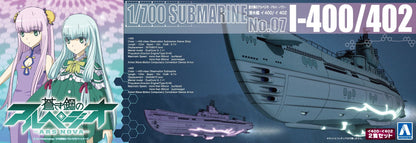 AOSHIMA 10297 Arpeggio Of Blue Steel Series #07 Submarine I-400/402 1/700 Scale Kit- Japan Figure Store - #1 Bring To You The Best Japanese Goods
