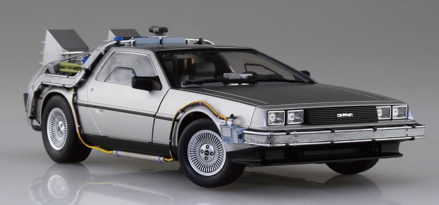 Aoshima Bunka Kyozaisha 1/24 BT-01 Back To The Future Time Machine Model- Japan Figure Store - #1 Bring To You The Best Japanese Goods