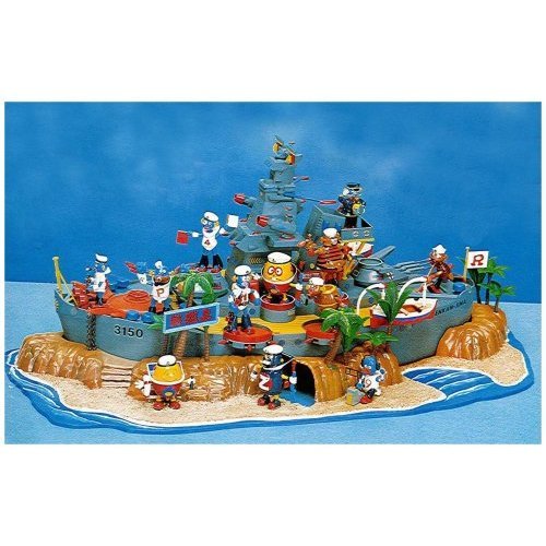 Aoshima Bunka Kyozaisha Robodachi No.01 Battleship Island- Japan Figure Store - #1 Bring To You The Best Japanese Goods