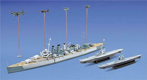 Aoshima Hms Dorsetshire 'bismarck Pursuit Battle' 1/700 Scale Plastic Model Kit