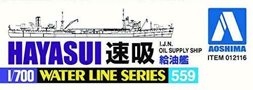 Aoshima Japanese Fleet Oiler Hayasui 1/700 Scale Plastic Model Kit