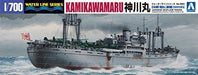 Aoshima Japanese Seaplane Tender Kamikawamaru Plastic Model Kit - Japan Figure