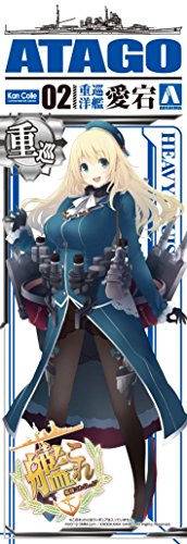 Aoshima Kancolle Kanmusu Heavy Cruiser Atago 1/700 Plastic Model Kit