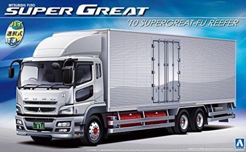Aoshima Mitsubishi Fuso '10 Super Great Fu Fruehauf Reefer Plastic Model Kit