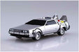 Aoshima Movie Mecha Series No.12 Back To The Future Delorean Pullba