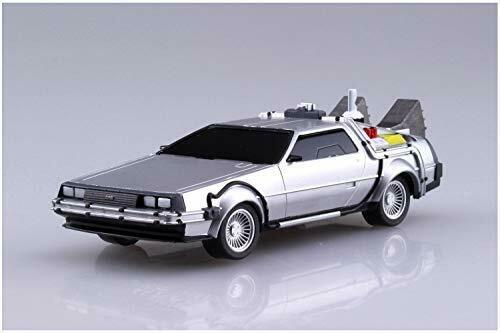 Aoshima Movie Mecha Series No.12 Back To The Future Delorean Pullba