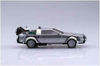 Aoshima Movie Mecha Series No.12 Back To The Future Delorean Pullba