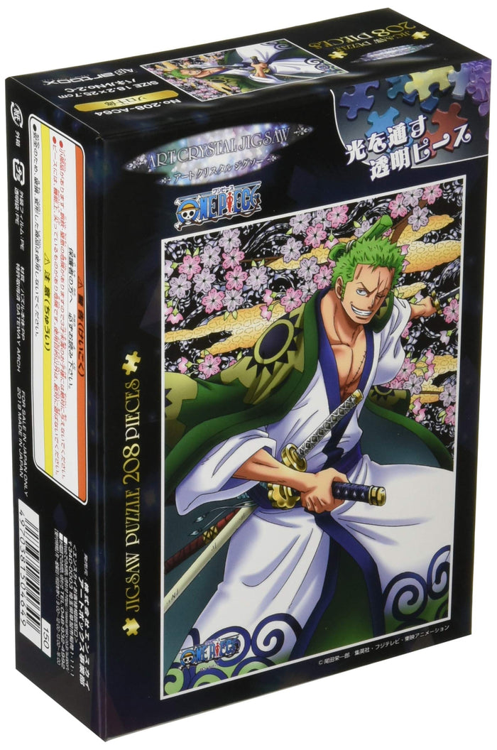 Art Crystal Jigsaw Puzzle 208 Piece One Piece Zorojuro 208-Ac64- Japan Figure Store - #1 Bring To You The Best Japanese Goods