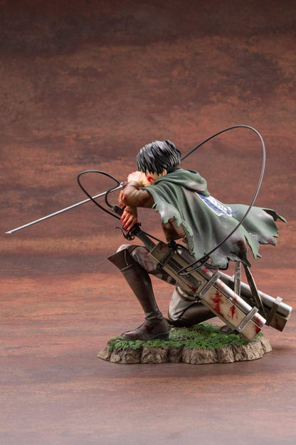 KOTOBUKIYA - Artfx J Levi Ackerman Fortitude Ver. 1/7 Figure - Attack On Titan- Japan Figure Store - #1 Bring To You The Best Japanese Goods