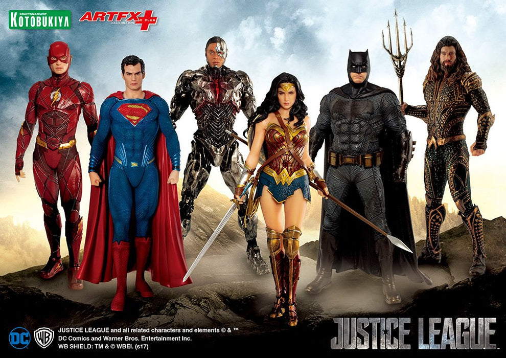 KOTOBUKIYA Sv214 Artfx+ Dc Universe Justice League Cyborg 1/10 Scale Figure- Japan Figure Store - #1 Bring To You The Best Japanese Goods