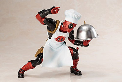 KOTOBUKIYA Mk252 Artfx+ Marvel Universe Cooking Deadpool 1/10 Scale Figure- Japan Figure Store - #1 Bring To You The Best Japanese Goods