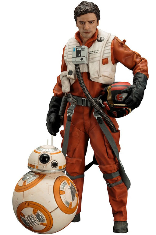 KOTOBUKIYA Sw122 Artfx+ Poe Dameron & Bb-8 Set Of 2 Figures Star Wars The Force Awakens- Japan Figure Store - #1 Bring To You The Best Japanese Goods