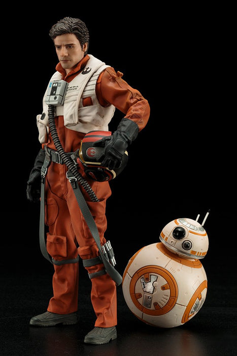 KOTOBUKIYA Sw122 Artfx+ Poe Dameron & Bb-8 Set Of 2 Figures Star Wars The Force Awakens- Japan Figure Store - #1 Bring To You The Best Japanese Goods