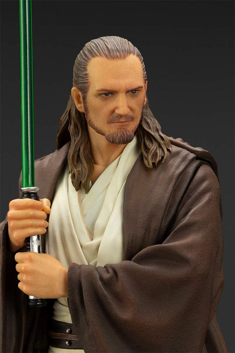 KOTOBUKIYA Sw174 Artfx+ Qui-Gon Jinn 1/10 Figure Star Wars- Japan Figure Store - #1 Bring To You The Best Japanese Goods