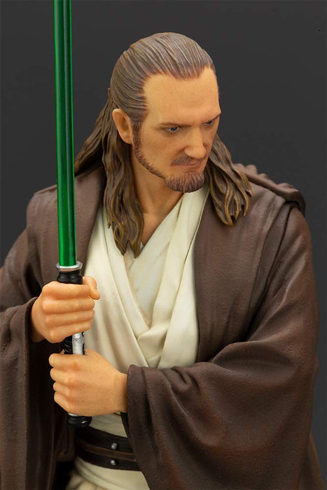 KOTOBUKIYA Sw174 Artfx+ Qui-Gon Jinn 1/10 Figure Star Wars- Japan Figure Store - #1 Bring To You The Best Japanese Goods
