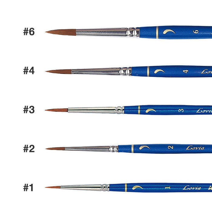 Athena Lovia 7250 Series #4 Comma Stroke Brush- Japan Figure Store - #1 Bring To You The Best Japanese Goods