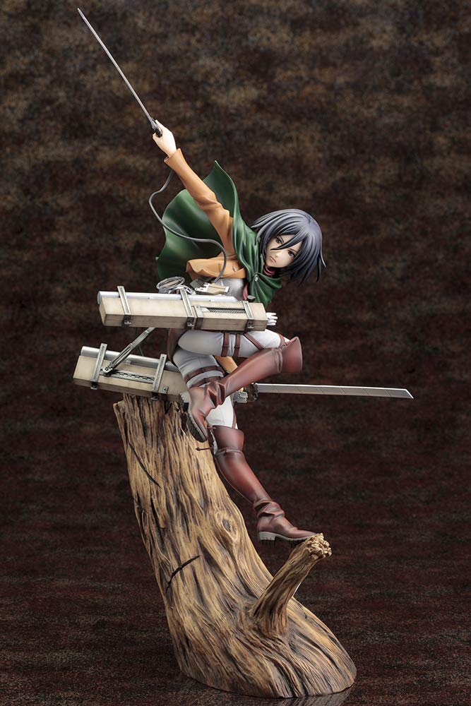 Kotobukiya Attack On Titan Mikasa Ackerman 1/8 Scale Artfx J Renewal Ver. Painted PVC Figure- Japan Figure Store - #1 Bring To You The Best Japanese Goods