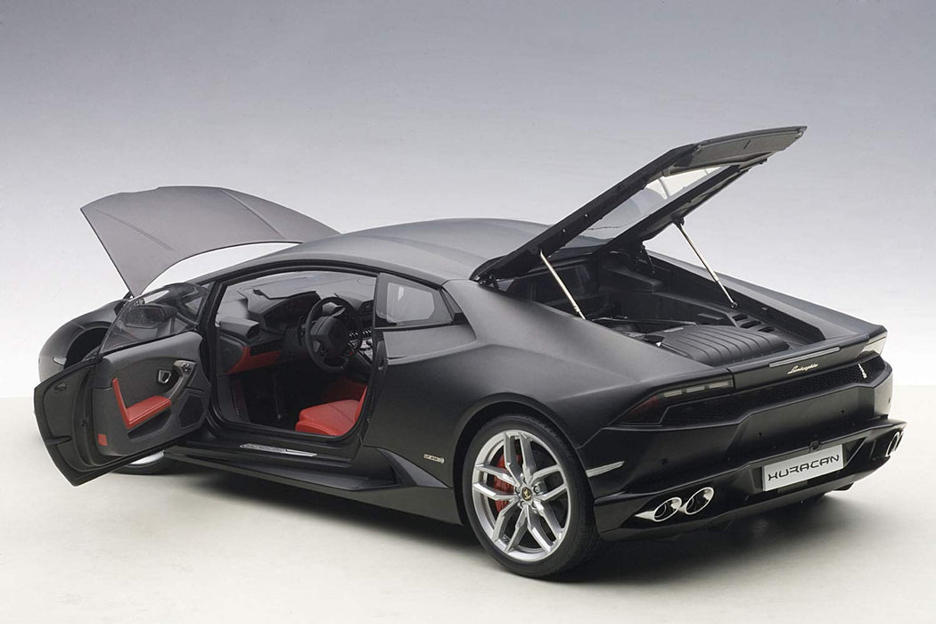 Autoart 1/12 Lamborghini Huracan Lp610-4 Matte Black- Japan Figure Store - #1 Bring To You The Best Japanese Goods