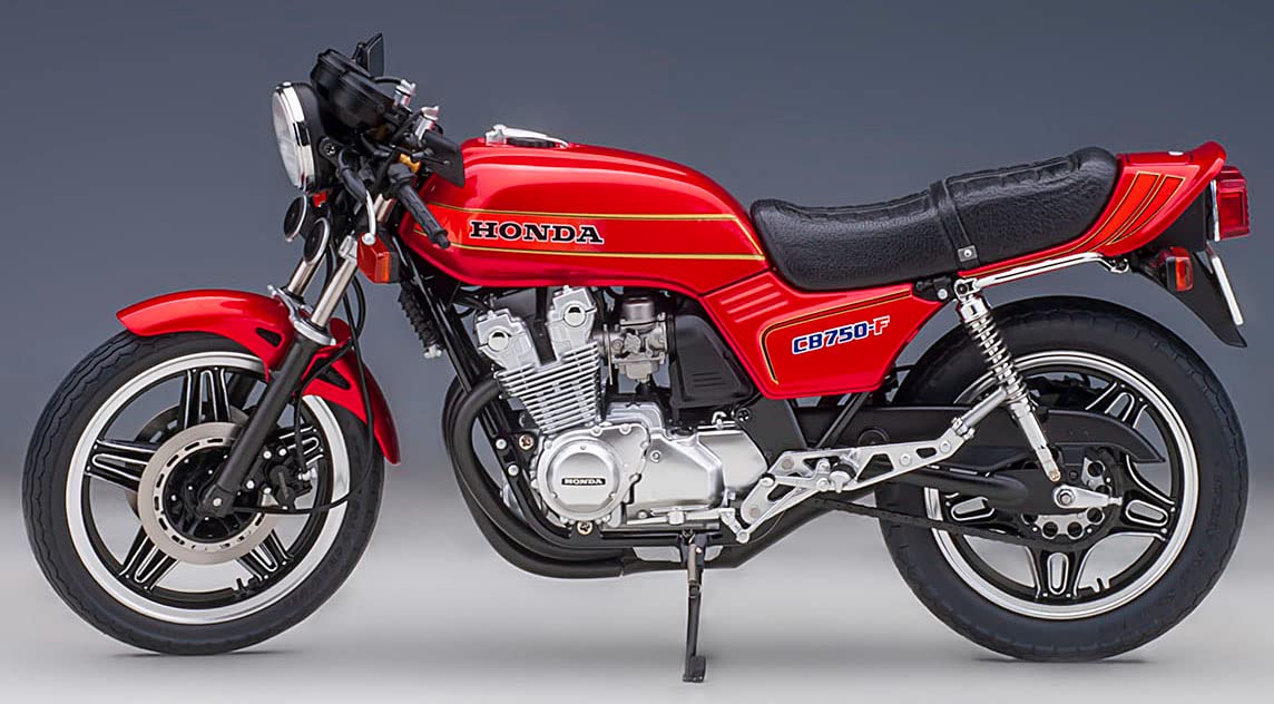 Autoart 12561 1/12 Honda CB750F Balibari Legend w/ Koma Gun Helmet- Japan Figure Store - #1 Bring To You The Best Japanese Goods