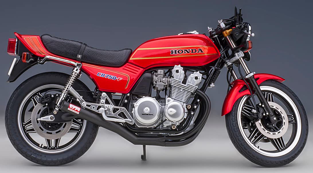 Autoart 12561 1/12 Honda CB750F Balibari Legend w/ Koma Gun Helmet- Japan Figure Store - #1 Bring To You The Best Japanese Goods