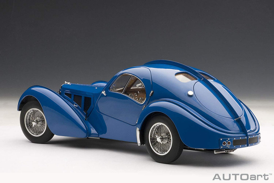 Autoart 1/18 Bugatti Type 57Sc Atlantic 1938 Blue/Wire Wheels- Japan Figure Store - #1 Bring To You The Best Japanese Goods