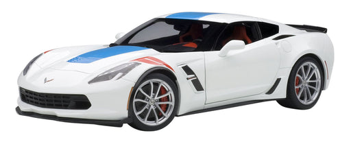 Autoart 1/18 Corvette C7 Gransport White/Blue Red Hashmark- Japan Figure Store - #1 Bring To You The Best Japanese Goods