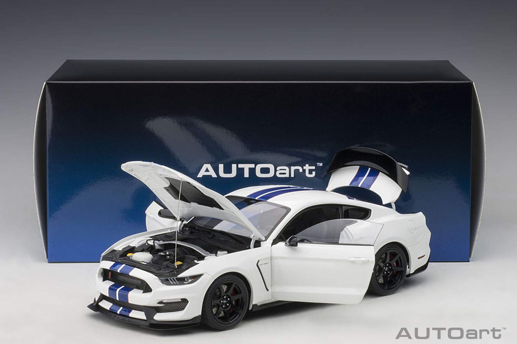 Autoart 1:18 Ford Shelby GT350R White/Blue- Japan Figure Store - #1 Bring To You The Best Japanese Goods