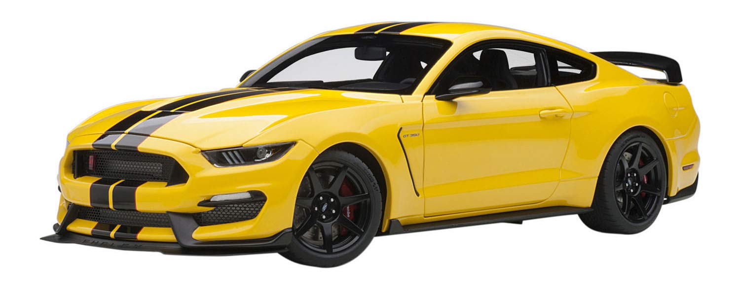 Autoart 1/18 Ford Shelby GT350R Yellow/Black- Japan Figure Store - #1 Bring To You The Best Japanese Goods