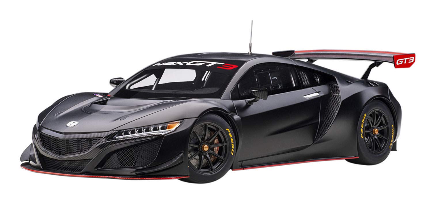 Autoart 1/18 Honda NSX GT3 2018 81899 Matte Black- Japan Figure Store - #1 Bring To You The Best Japanese Goods