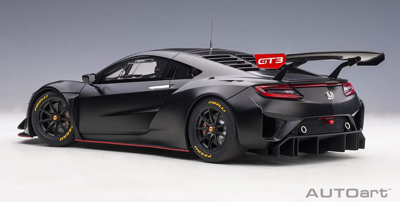 Autoart 1/18 Honda NSX GT3 2018 81899 Matte Black- Japan Figure Store - #1 Bring To You The Best Japanese Goods