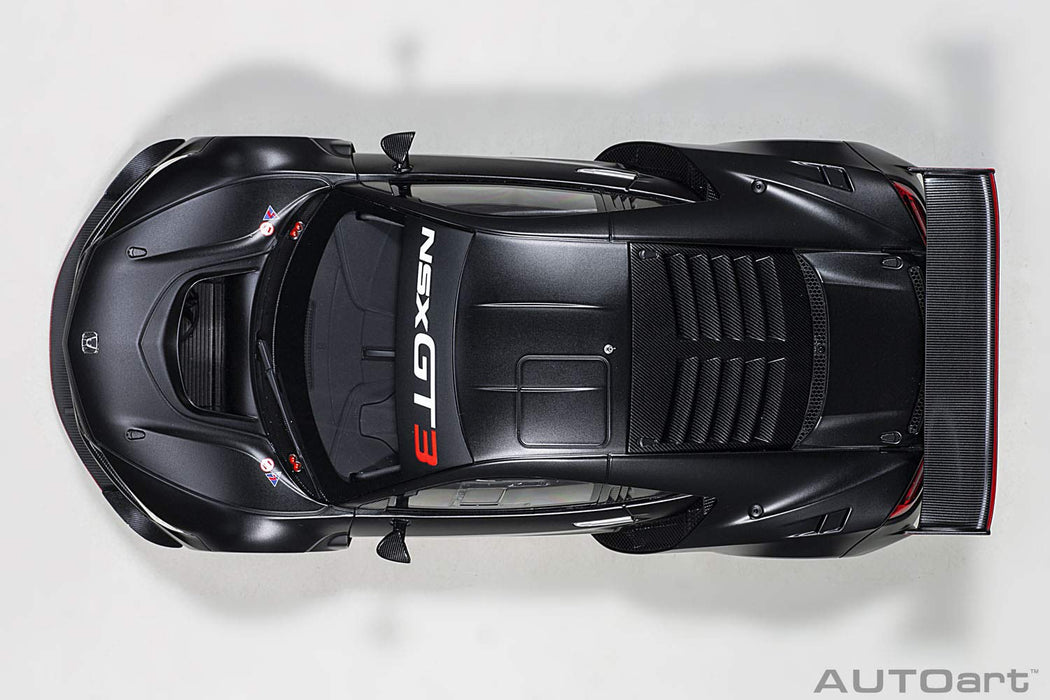 Autoart 1/18 Honda NSX GT3 2018 81899 Matte Black- Japan Figure Store - #1 Bring To You The Best Japanese Goods
