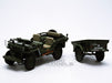 Autoart 1/18 Jeep Willys Army Green w/Trailer & Access.- Japan Figure Store - #1 Bring To You The Best Japanese Goods