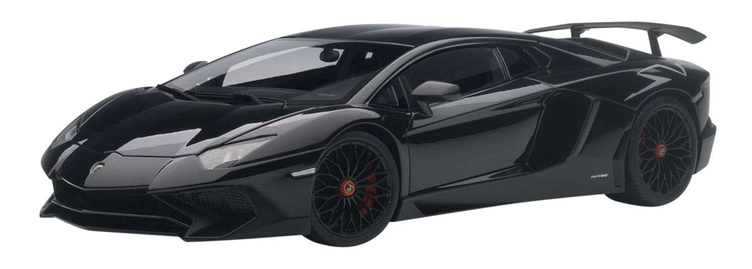 Autoart 1/18 Scale Lamborghini Aventador LP750-4 SV Model Car in Black- Japan Figure Store - #1 Bring To You The Best Japanese Goods