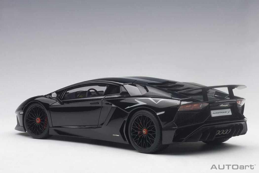 Autoart 1/18 Scale Lamborghini Aventador LP750-4 SV Model Car in Black- Japan Figure Store - #1 Bring To You The Best Japanese Goods