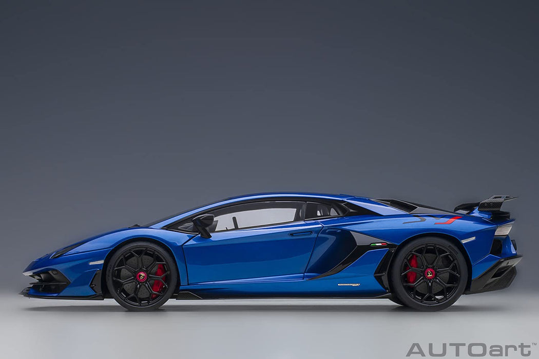 Autoart 1/18 Lamborghini Aventador SVJ 79174 Metallic Blue- Japan Figure Store - #1 Bring To You The Best Japanese Goods