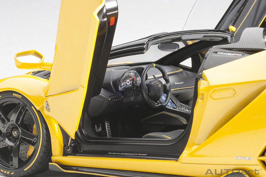 Autoart 1/18 Lamborghini Centenario Roadster Pearl Yellow- Japan Figure Store - #1 Bring To You The Best Japanese Goods