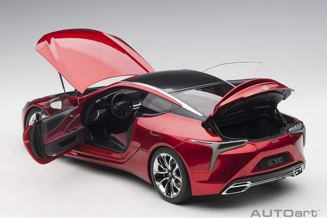 Autoart 1/18 Lexus LC500 Red/Dark Rose- Japan Figure Store - #1 Bring To You The Best Japanese Goods