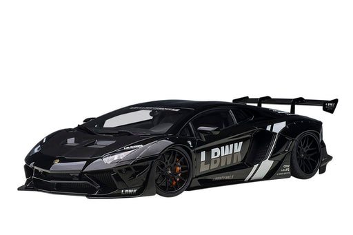 Autoart 1/18 Liberty Walk Lamborghini Aventador Black 79244- Japan Figure Store - #1 Bring To You The Best Japanese Goods