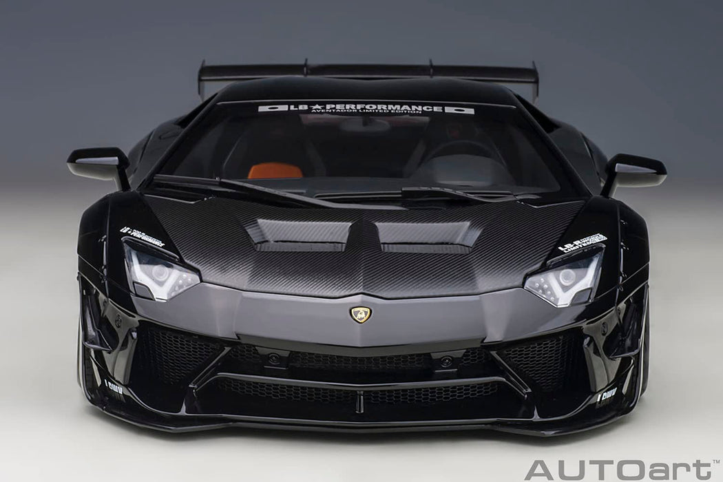 Autoart 1/18 Liberty Walk Lamborghini Aventador Black 79244- Japan Figure Store - #1 Bring To You The Best Japanese Goods